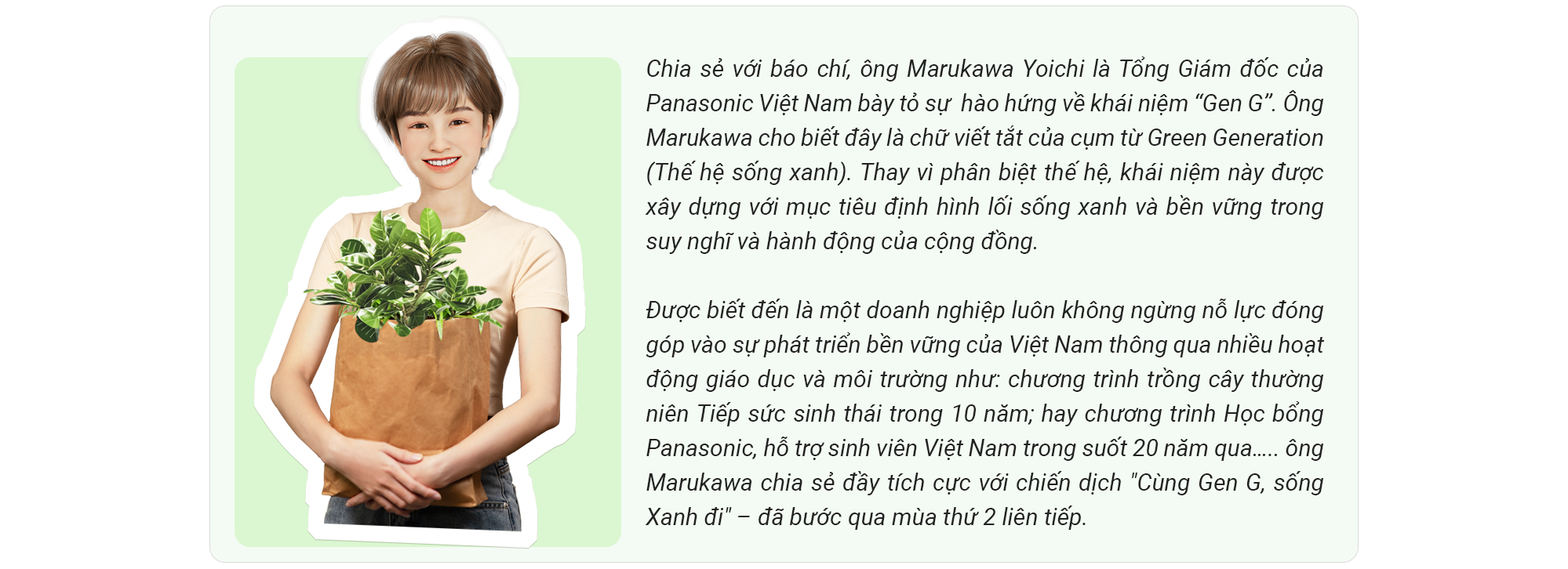 Panasonic cùng Gen G tạo tác động xanh vì một Việt Nam bền vững- Ảnh 1.