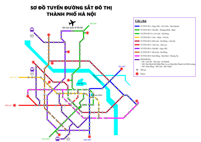 Hà Nội sẽ có 14 tuyến đường sắt đô thị dài 550km, "xoá sổ" tuyến buýt BRT nghìn tỷ?