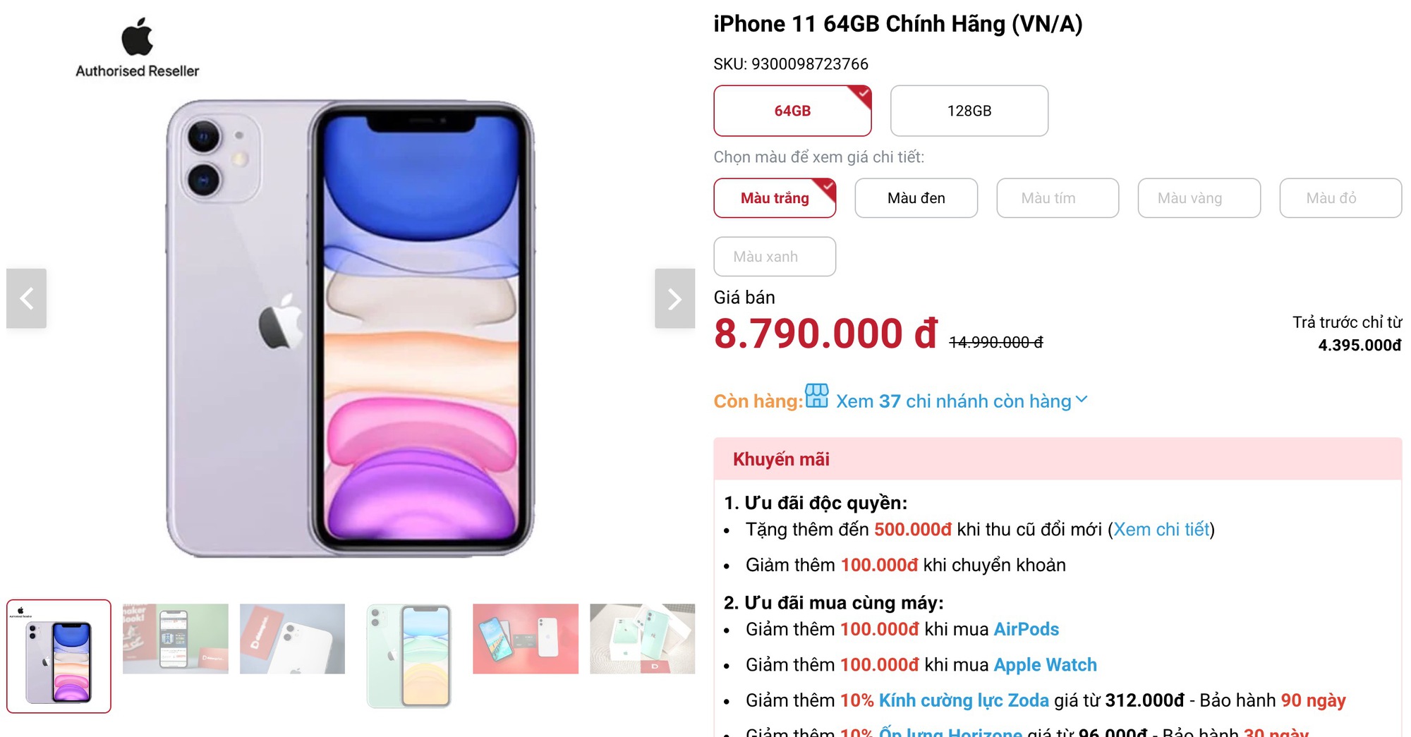 Mẫu iPhone bán chạy nhất Việt Nam đang 