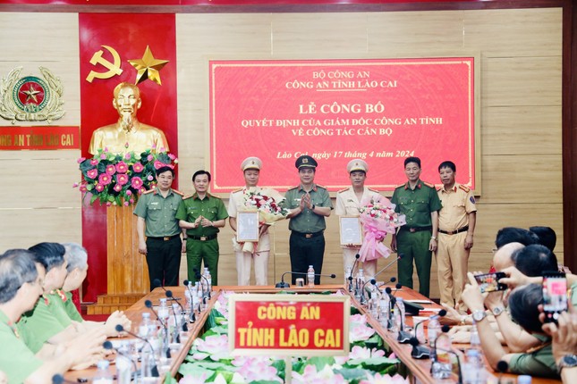 Công bố quyết định điều động, bổ nhiệm cán bộ công an tỉnh Lào Cai- Ảnh 1.