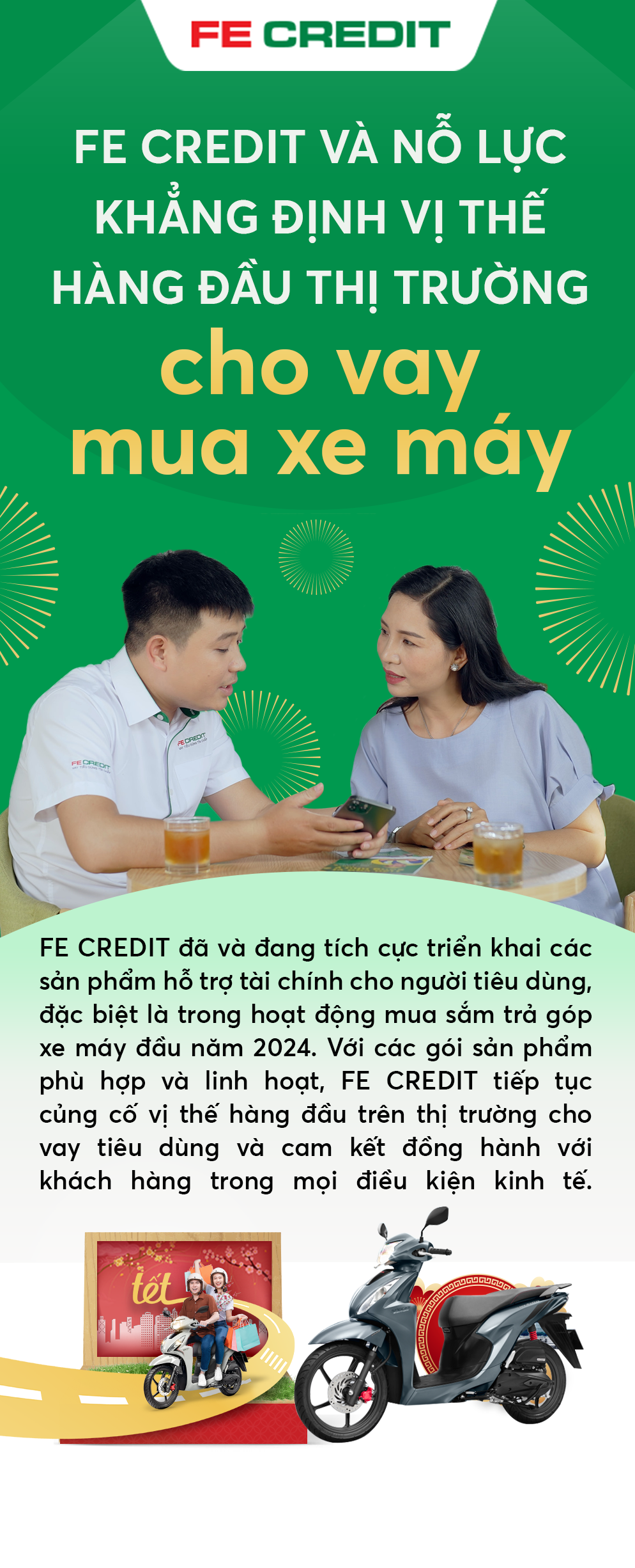 LÃI SUẤT TRẢ GÓP XE MÁY TẠI HOME CREDIT PHÙ HỢP MỌI NGƯỜI