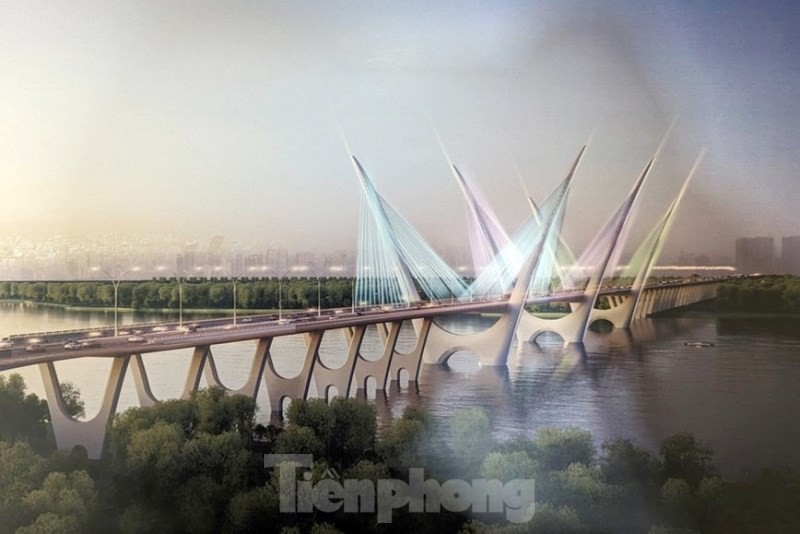 Hình ảnh thiết kế cầu Vân Phúc và Thượng Cát sẽ khởi công năm 2024- Ảnh 5.