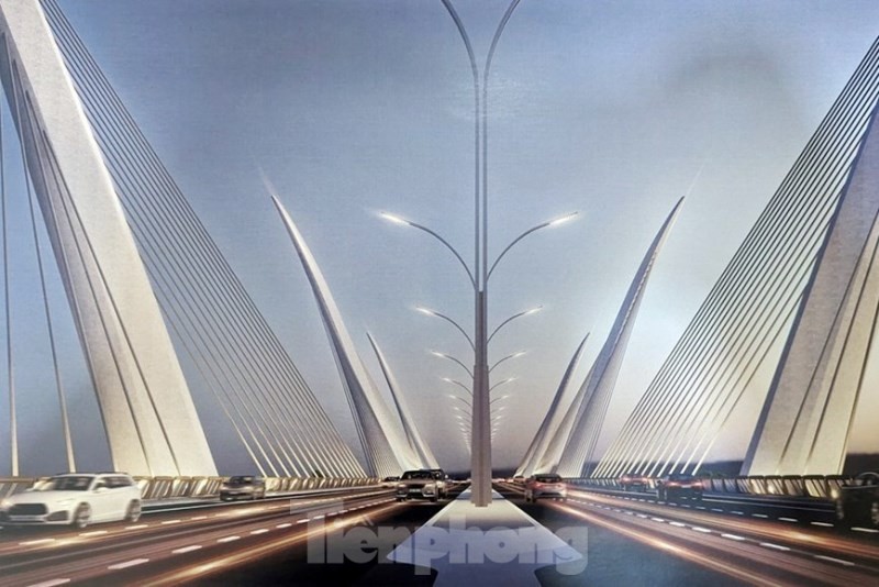 Hình ảnh thiết kế cầu Vân Phúc và Thượng Cát sẽ khởi công năm 2024- Ảnh 6.