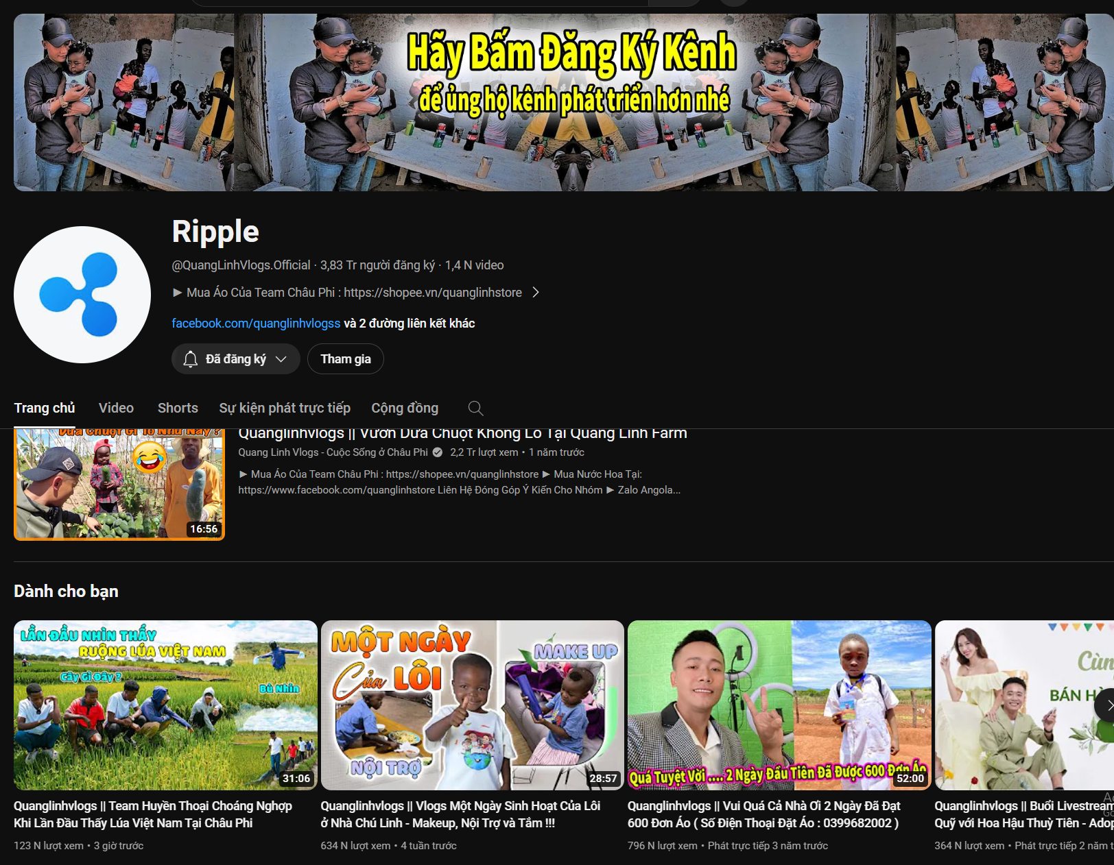 Hết Độ Mixi lại tới lượt Quang Linh Vlog thảng thốt vì bị hack kênh Youtube, chuyện gì thế này?- Ảnh 1.