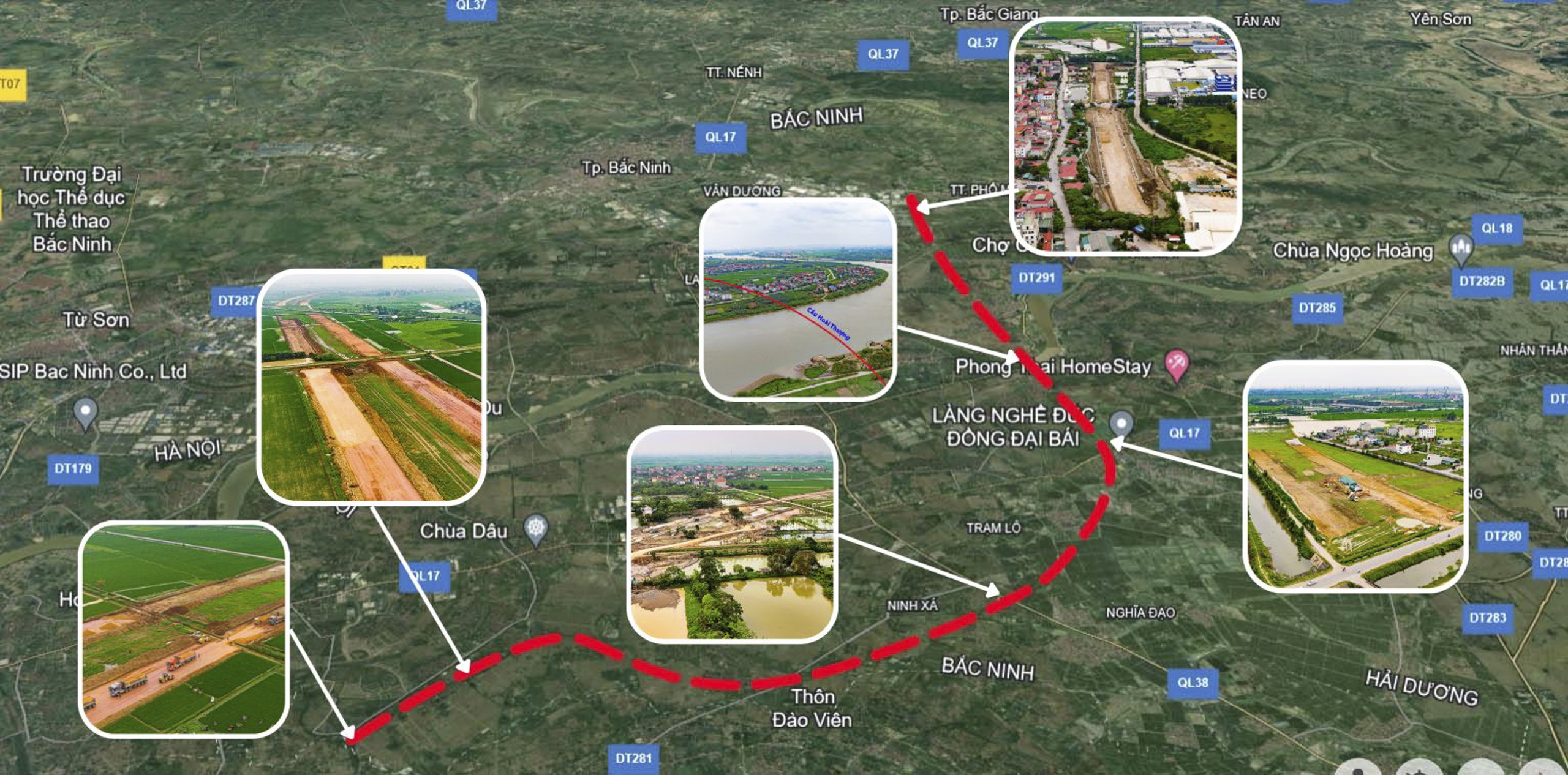 Toàn cảnh hàng chục mũi thi công trên siêu dự án 86.000 tỷ ở Bắc Ninh- Ảnh 2.