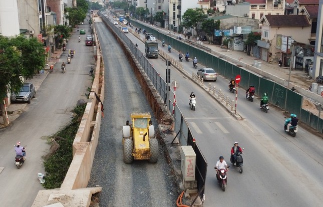 Tận thấy dự án giao thông Tập đoàn Thuận An thi công ‘rùa bò’ gây nhức nhối ở Hà Nội- Ảnh 9.