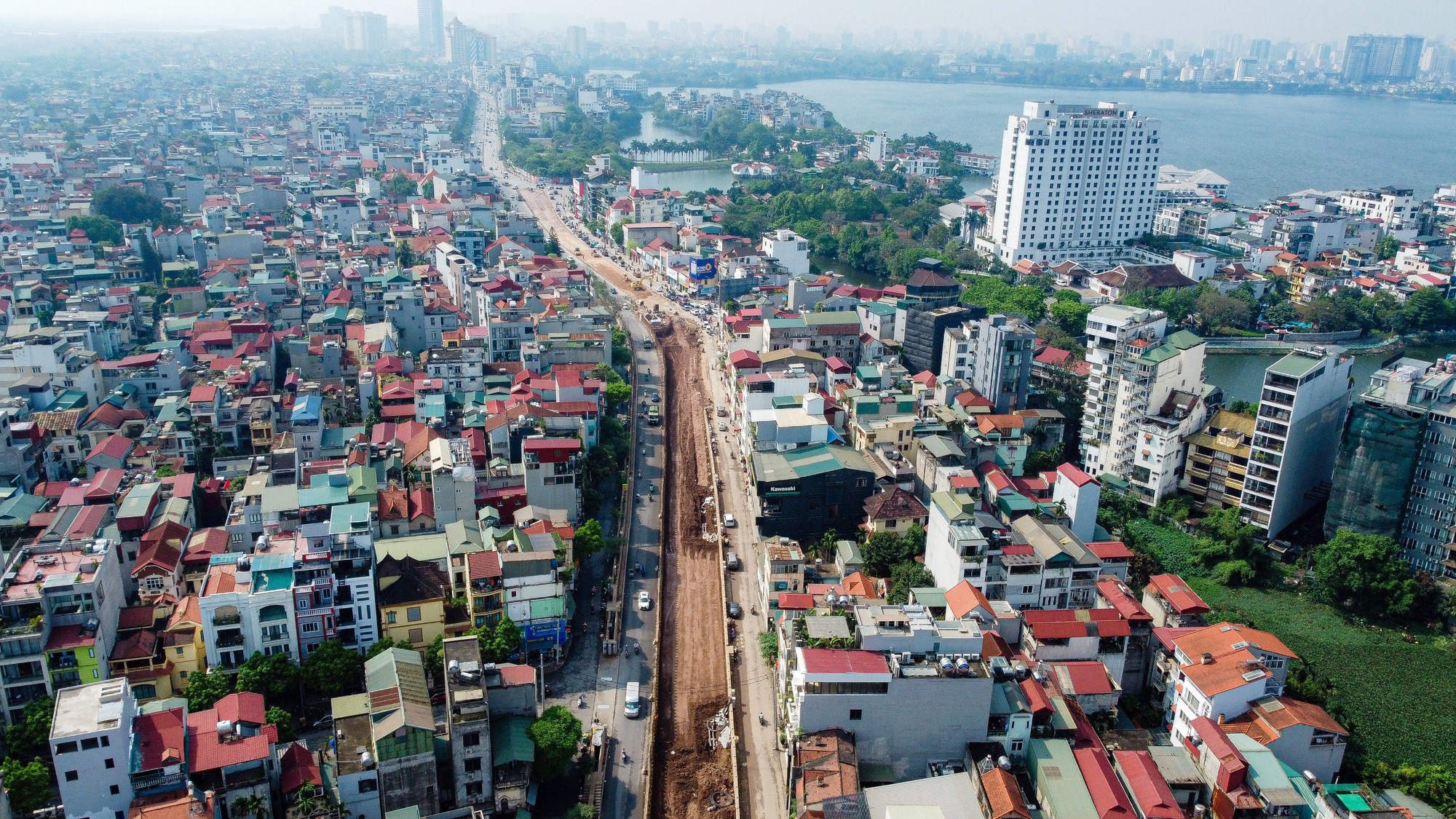 Tập đoàn Thuận An thi công chậm tiến độ dự án giao thông quan trọng nối Hà Nội - Nội Bài- Ảnh 1.