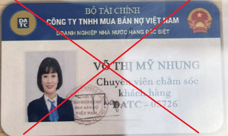 Mạo danh Công ty mua bán nợ Việt Nam để lừa đảo 