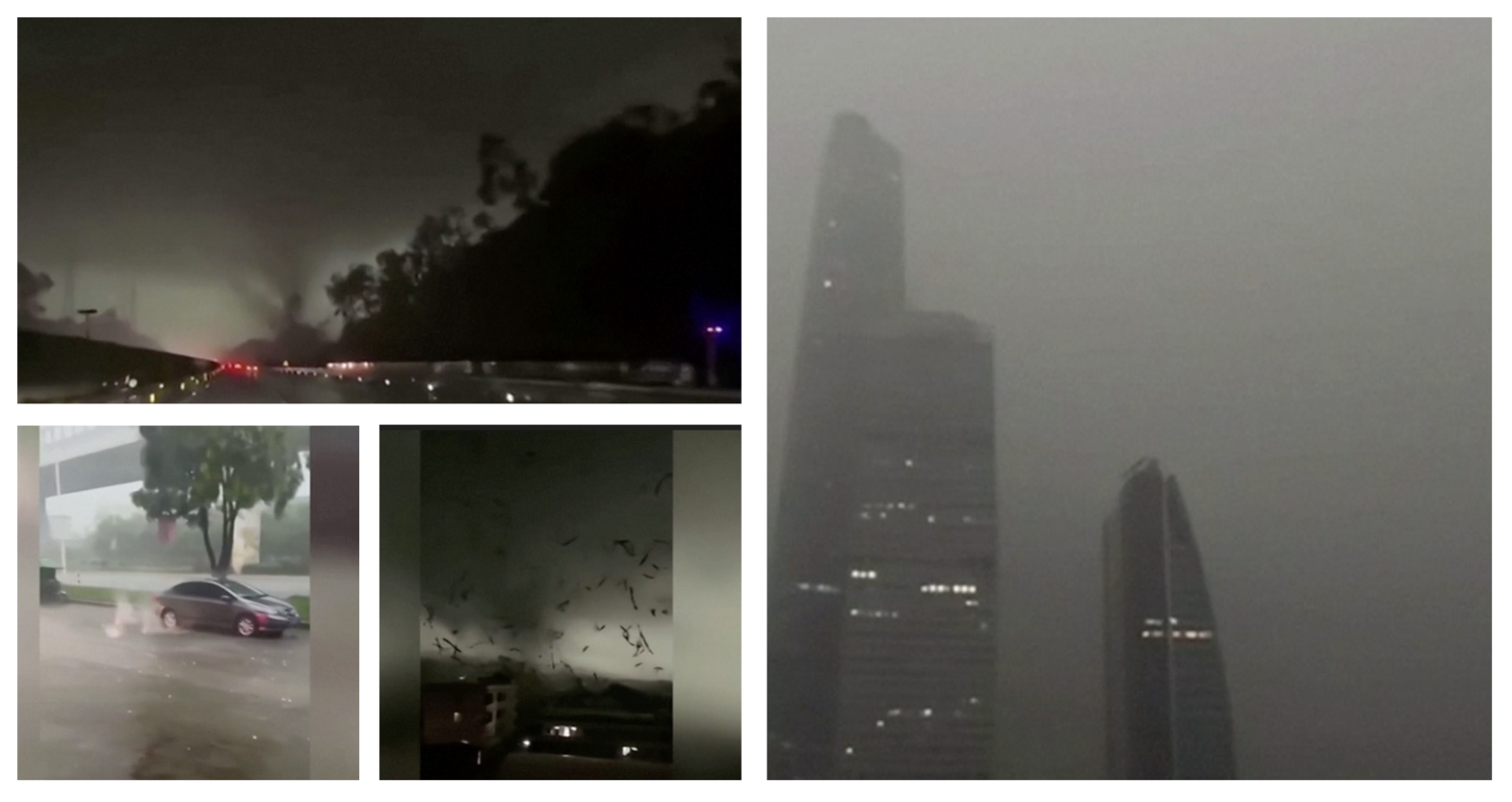 Video cận cảnh lốc xoáy khiến 5 người ở Quảng Châu, Trung Quốc thiệt mạng- Ảnh 1.
