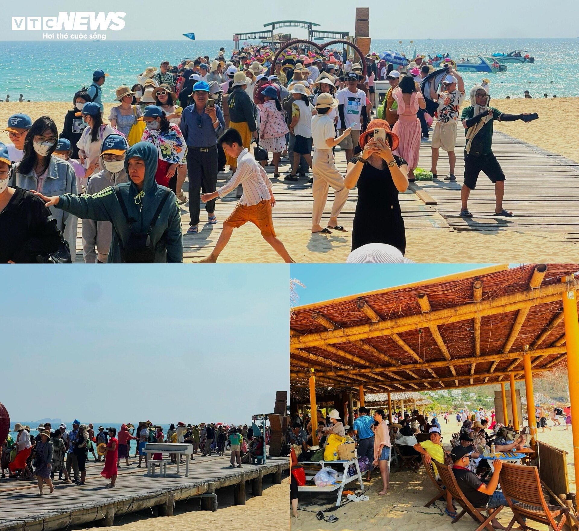 Người dân, du khách đổ xô hạ nhiệt, 'quây kín' bãi biển ở Quy Nhơn- Ảnh 9.