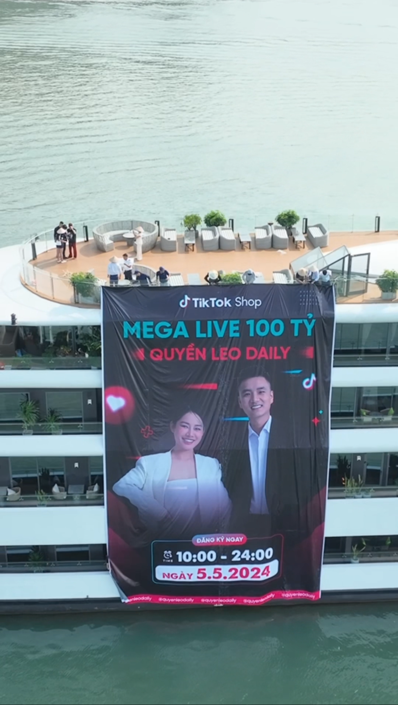 Chủ 1 kênh TikTok công bố phiên livestream phá vỡ kỷ lục Đông Nam Á: Nhận tài trợ 1 triệu đô, doanh thu kỳ vọng đạt 100 tỷ đồng, thuê hẳn du thuyền 5 sao để làm chiến dịch- Ảnh 2.