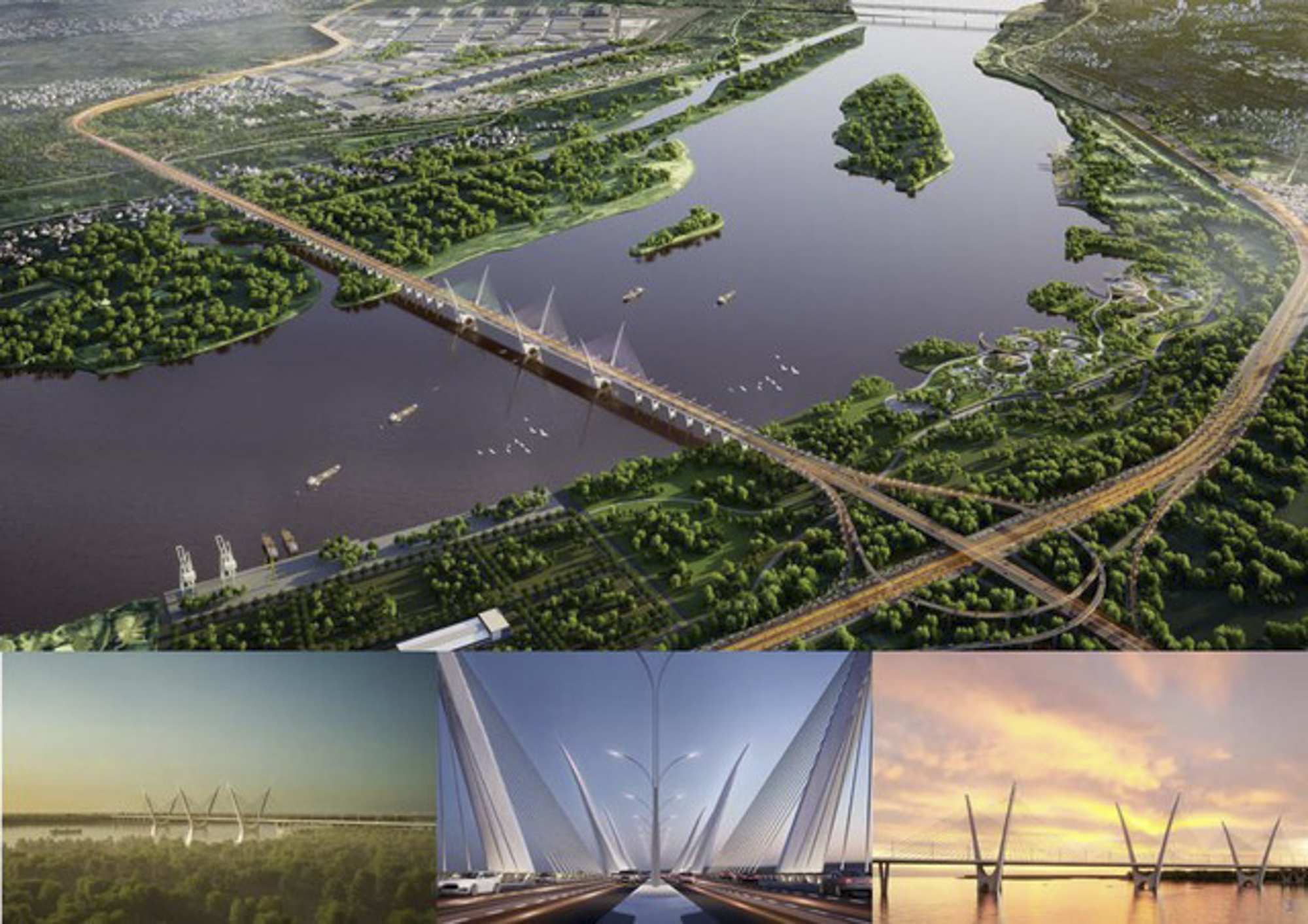 Toàn cảnh khu vực sắp xây cầu hơn 8.000 tỷ, rộng 8 làn xe, cách cầu Thăng Long chỉ 6 km- Ảnh 3.