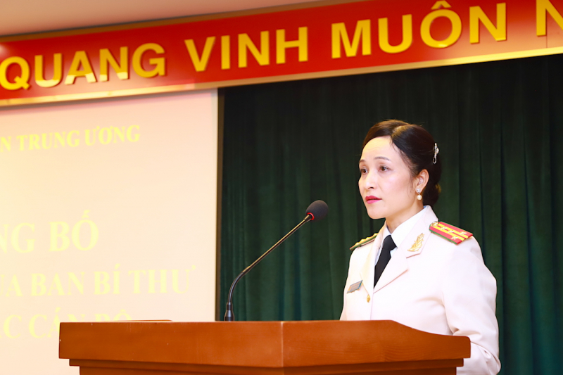 Nữ Đại tá làm Phó Chủ nhiệm UBKT Đảng ủy Công an Trung ương- Ảnh 4.