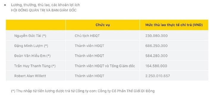 Bất ngờ mức lương sếp Vinamilk, Thế Giới Di Động, Novaland nhận trong năm 2023- Ảnh 2.