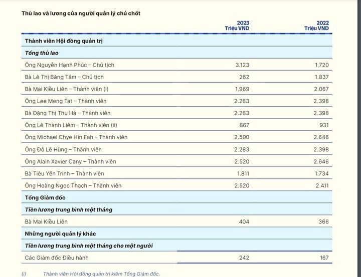 Bất ngờ mức lương sếp Vinamilk, Thế Giới Di Động, Novaland nhận trong năm 2023- Ảnh 5.