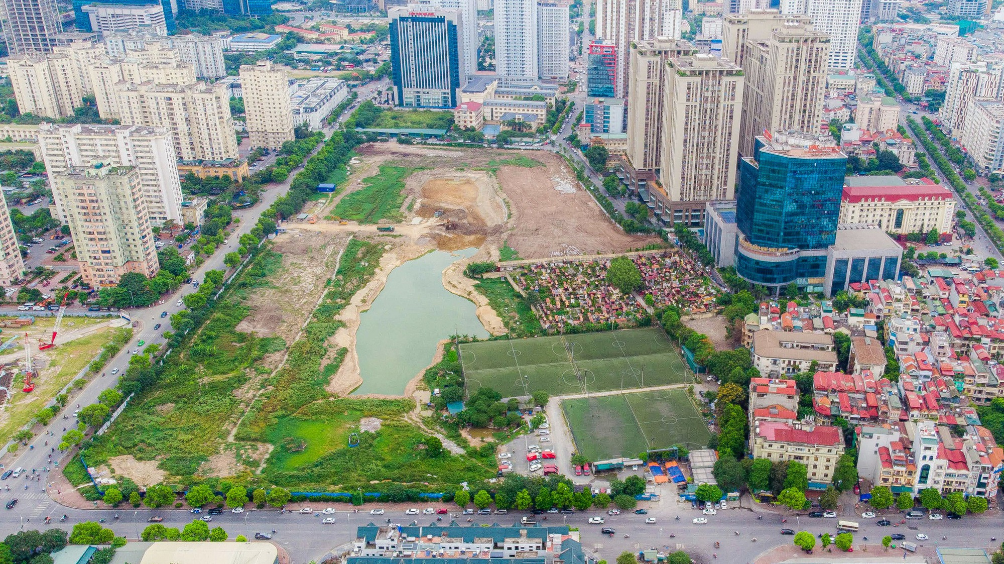 Hiện trạng các công viên chậm tiến độ ở Hà Nội- Ảnh 11.