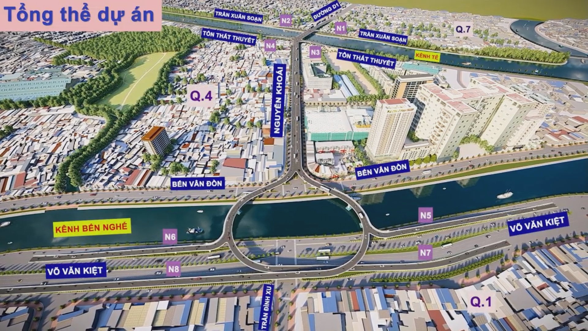 Khu vực sắp được xây cầu 3.700 tỷ, vượt 2 con kênh, nối 3 quận trung tâm TP.HCM- Ảnh 1.