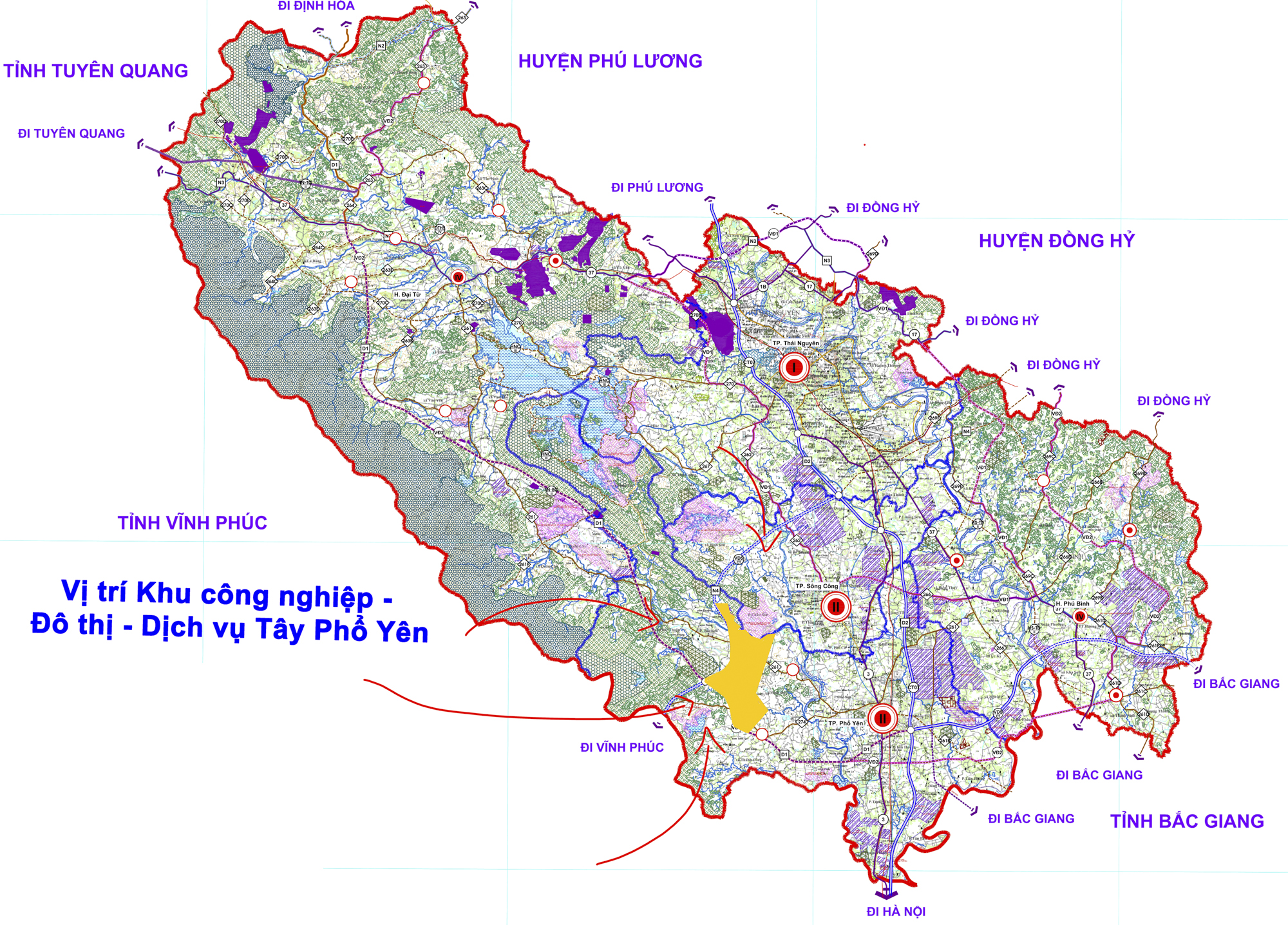 Khu vực sẽ trở thành Khu công nghiệp - Đô thị - Dịch vụ lớn nhất tỉnh Thái Nguyên, gần bằng tổng diện tích khu công nghiệp toàn tỉnh hiện nay cộng lại- Ảnh 1.