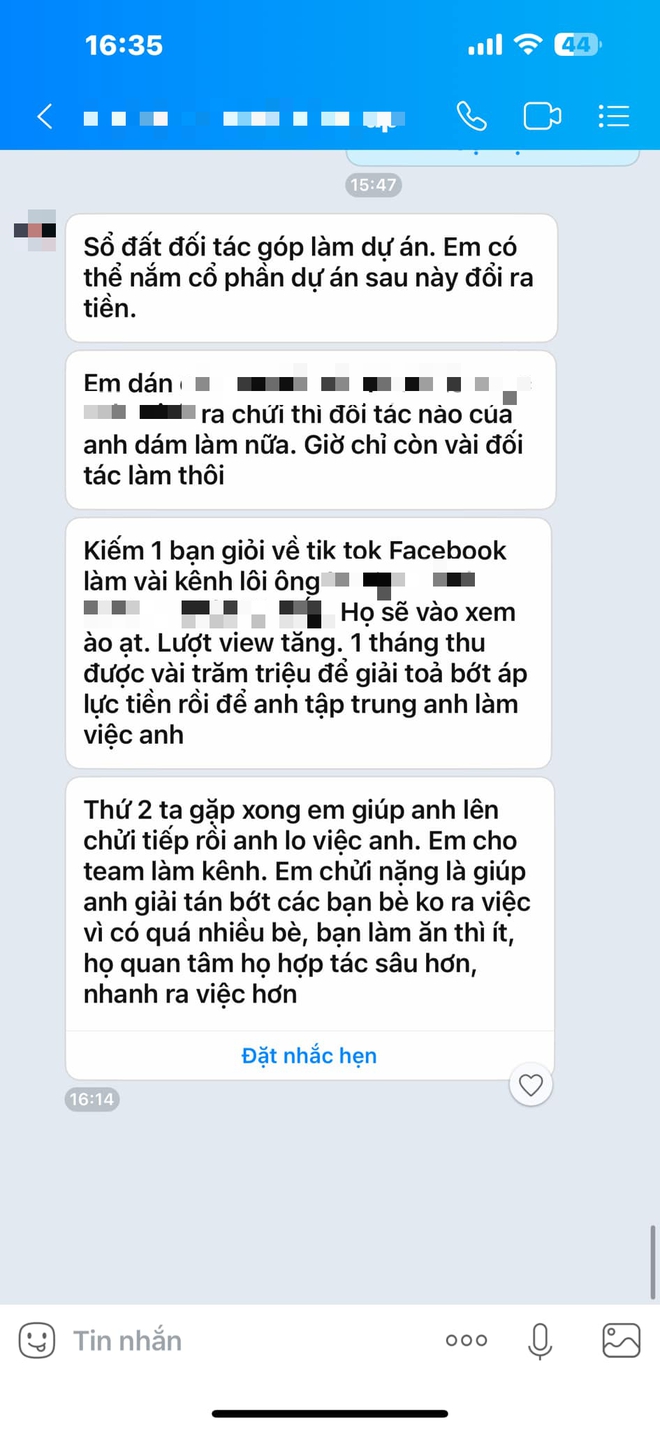 Trương Ngọc Ánh tiếp tục đòi nợ trên MXH, công khai tin nhắn tranh cãi căng thẳng- Ảnh 2.