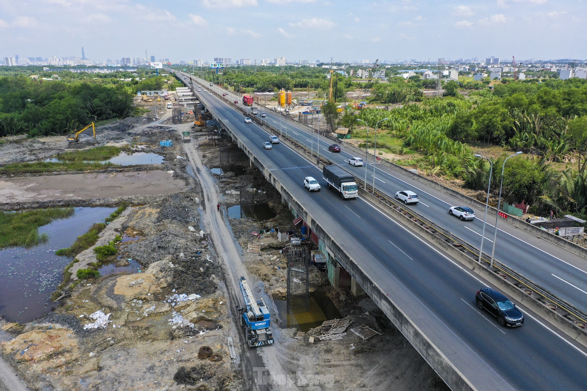 Cầu lớn nhất đường Vành đai 3 nối TPHCM với Đồng Nai dần rõ hình hài- Ảnh 6.