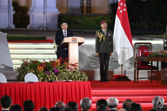 Ông Lawrence Wong tuyên thệ nhậm chức Thủ tướng Singapore- Ảnh 1.