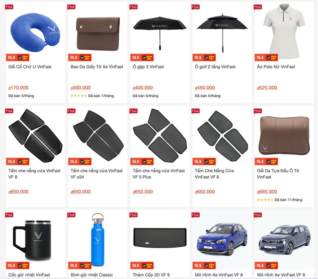 Gian hàng Shopee của VinFast có gì: Xe máy điện bán trăm chiếc, voucher mua sớm VF3 giảm đến cả triệu- Ảnh 5.