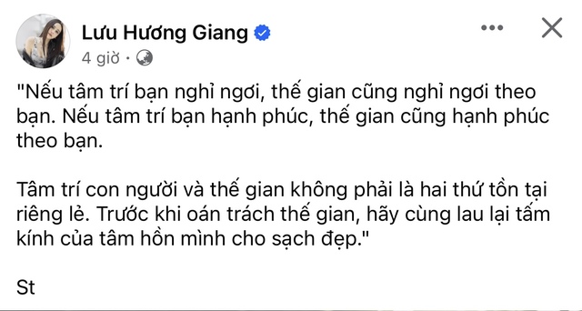 Lưu Hương Giang liên tục có thái độ lạ sau khi rạn nứt hôn nhân- Ảnh 3.