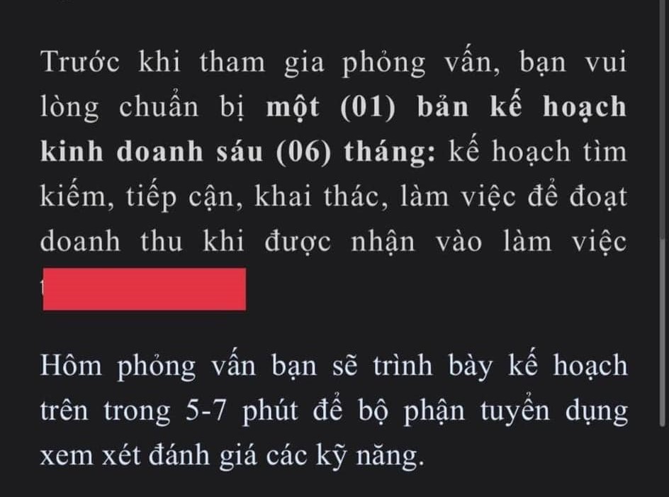 Lại tranh cãi chuyện công việc: Yêu cầu ứng viên nộp hẳn kế hoạch kinh doanh 6 tháng để test đầu vào có phải là 