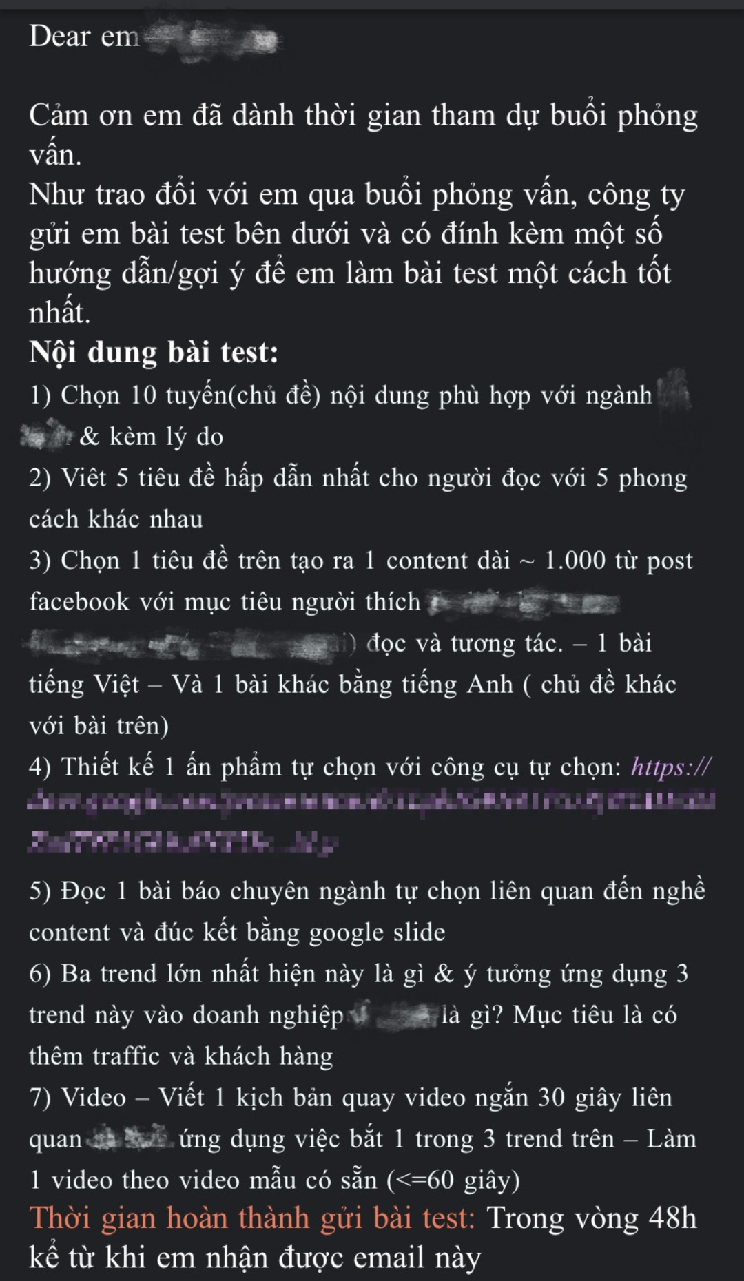 Lại tranh cãi chuyện công việc: Yêu cầu ứng viên nộp hẳn kế hoạch kinh doanh 6 tháng để test đầu vào có phải là 