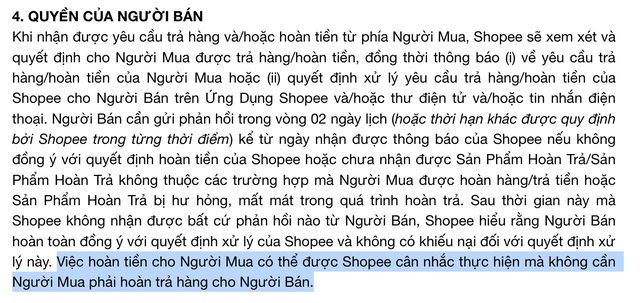 Chính sách hoàn hàng của Shopee thế nào mà khách mua bikini mặc đến "ố vàng", sau 1 tuần vẫn được trả lại?- Ảnh 2.