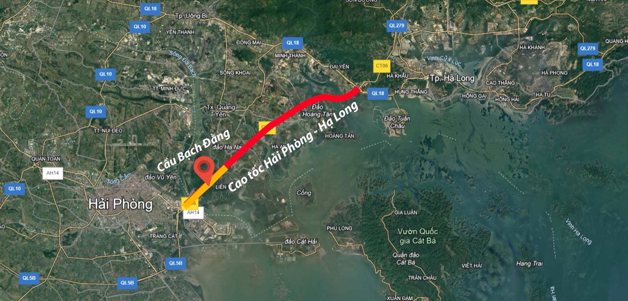 Toàn cảnh cao tốc đắt nhất Việt Nam có siêu cầu dây văng dài hơn 5 km, riêng dây cáp đã nặng 800 tấn- Ảnh 2.
