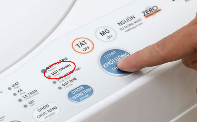 Nút trên máy giặt tưởng là tiện nhưng thực chất nhiều 
