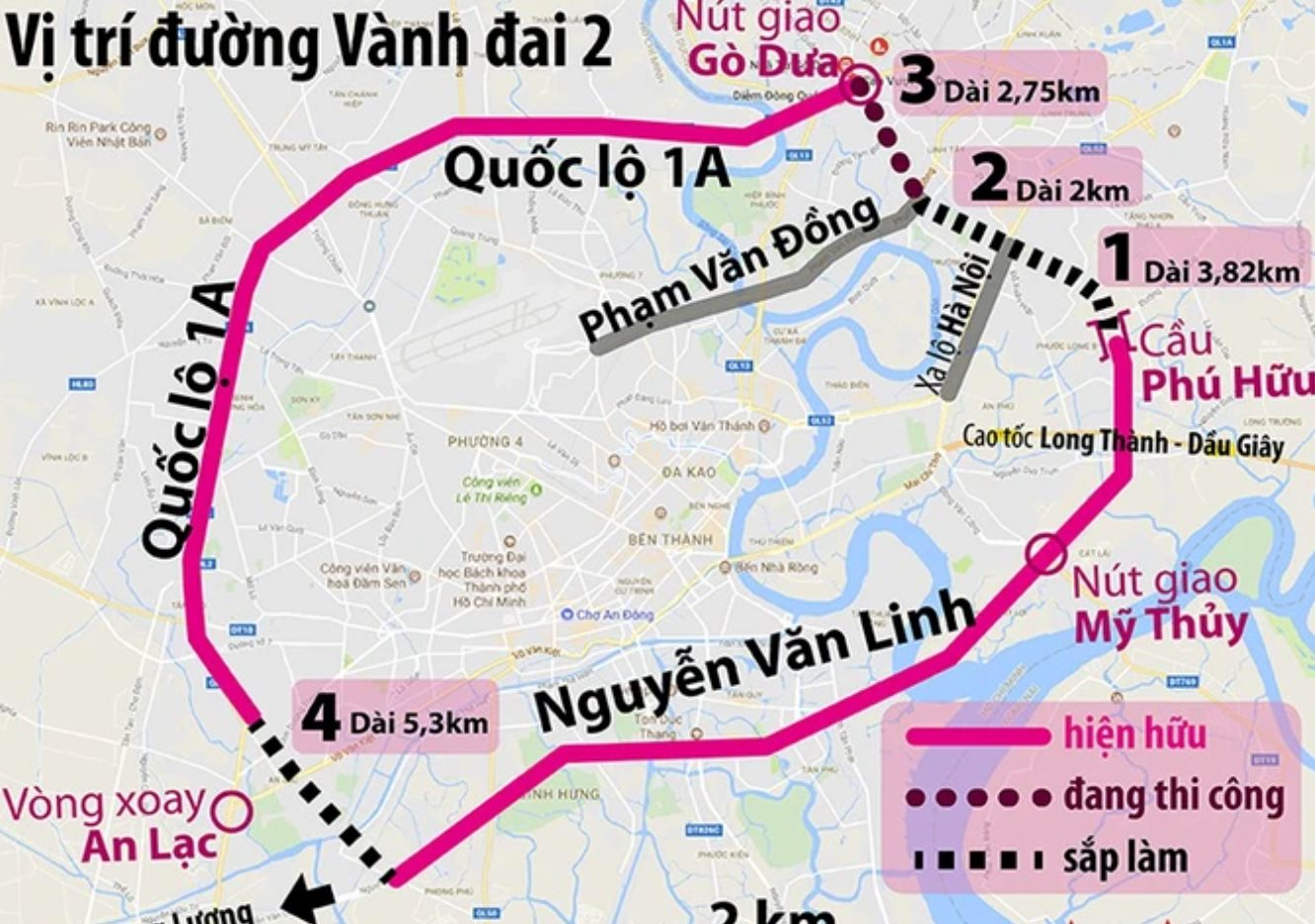 Hai đoạn Vành đai 2 Tp.Thủ Đức dự kiến khởi công cuối năm 2024, nhà đầu tư đang “nhòm ngó” bất động sản quanh tuyến này?- Ảnh 1.