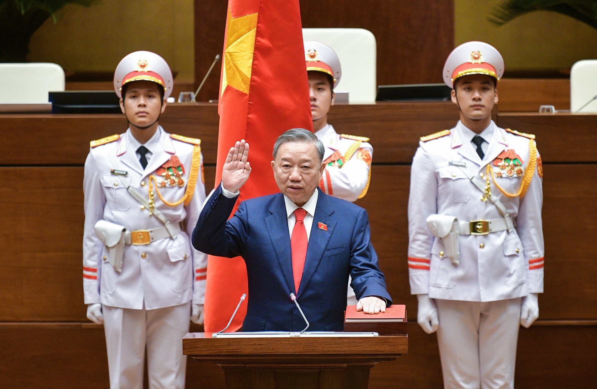 Chủ tịch nước Tô Lâm tuyên thệ nhậm chức- Ảnh 1.