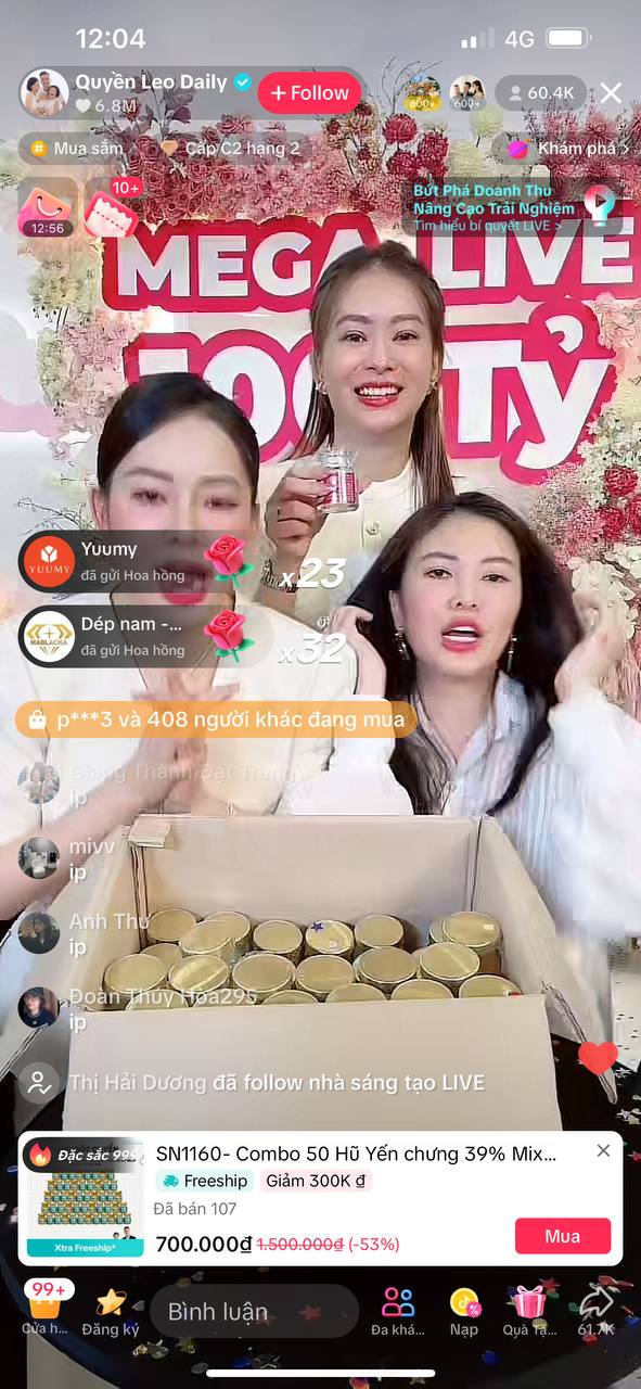 Quyền Leo Daily tự phá kỷ lục livestream của chính mình, 11 tiếng đã đạt 75 tỷ đồng, chỉ còn hơn 2 tiếng để đạt 100 tỷ!- Ảnh 3.