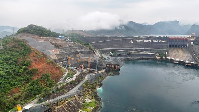 Ảnh 360 độ dự án hơn 9.000 tỷ mở rộng nhà máy thủy điện Hòa Bình- Ảnh 1.
