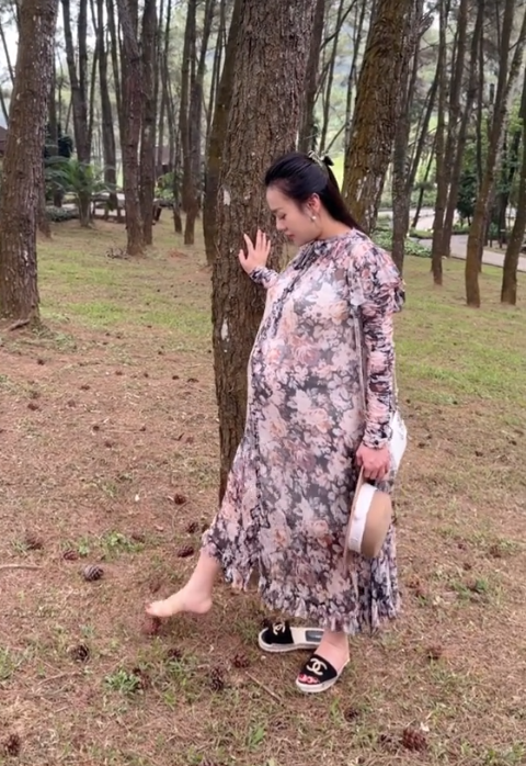 Phương Oanh lên tiếng đính chính tin đồn khi đang mang thai tháng cuối- Ảnh 2.