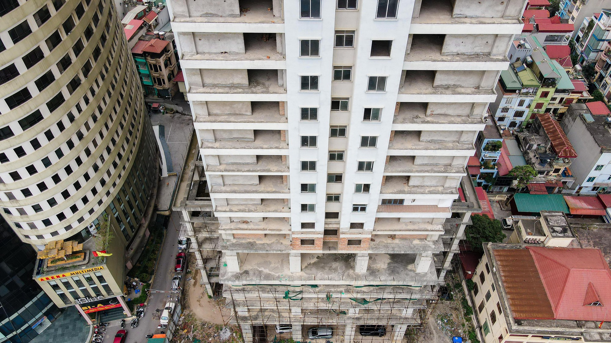 Cận cảnh toà nhà 39 tầng trên “đất vàng” của công ty Ba Đình xây hơn thập kỷ chưa xong- Ảnh 4.