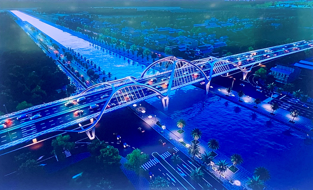 Hậu Giang chốt phương án thiết kế cây cầu bắc qua kênh Xà No, tổng vốn đầu tư 1.600 tỷ - Ảnh 1.