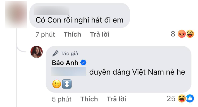 Bị đề nghị nghỉ hát chỉ vì... có con, Bảo Anh chốt hạ 1 câu khiến netizen kém duyên 