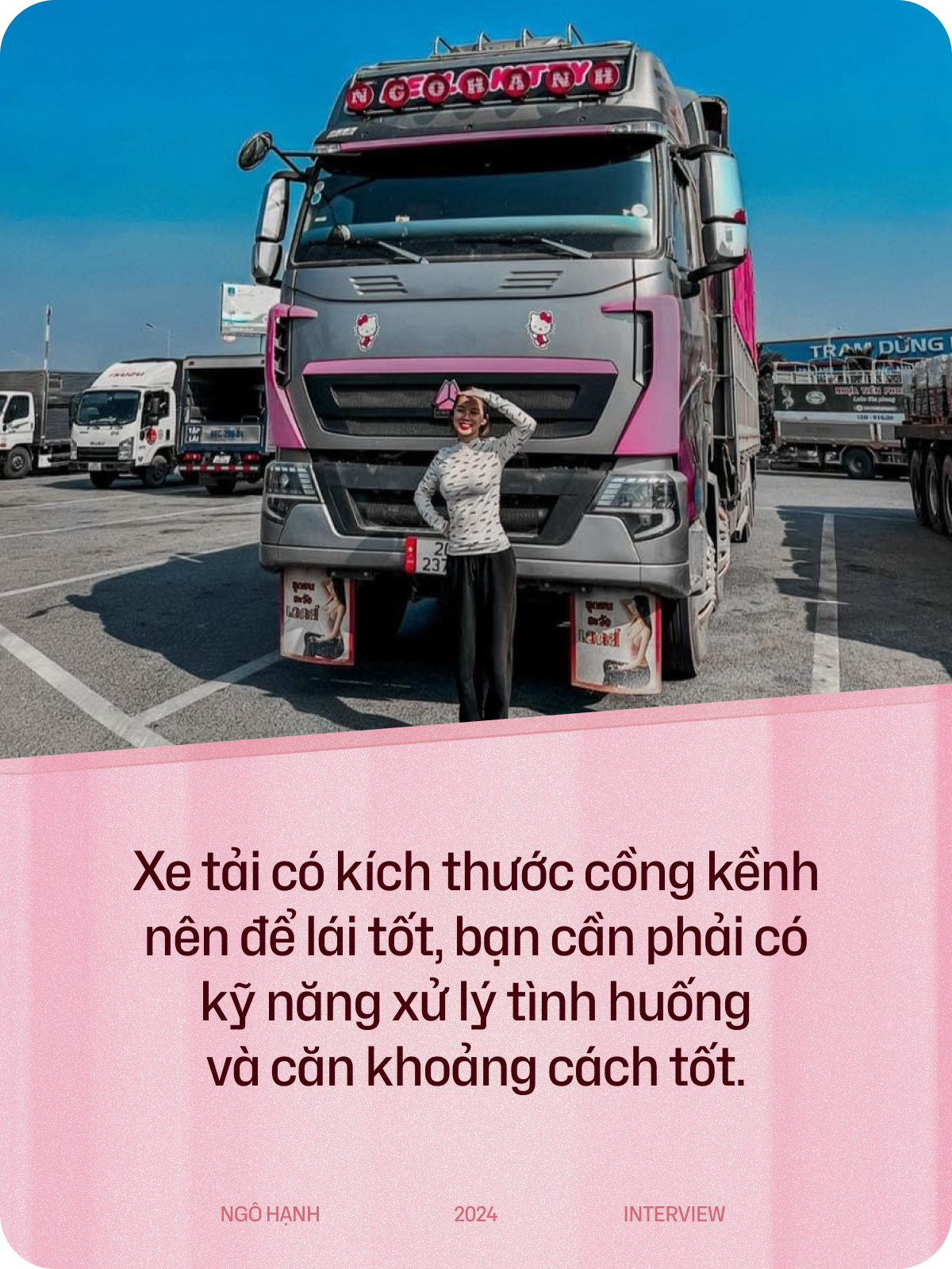 Nữ tài xế Gen Z Thái Nguyên nặng 38kg lái xe tải 30 tấn khắp miền Bắc: Thời gian mình ở trên xe còn nhiều hơn ở nhà- Ảnh 3.