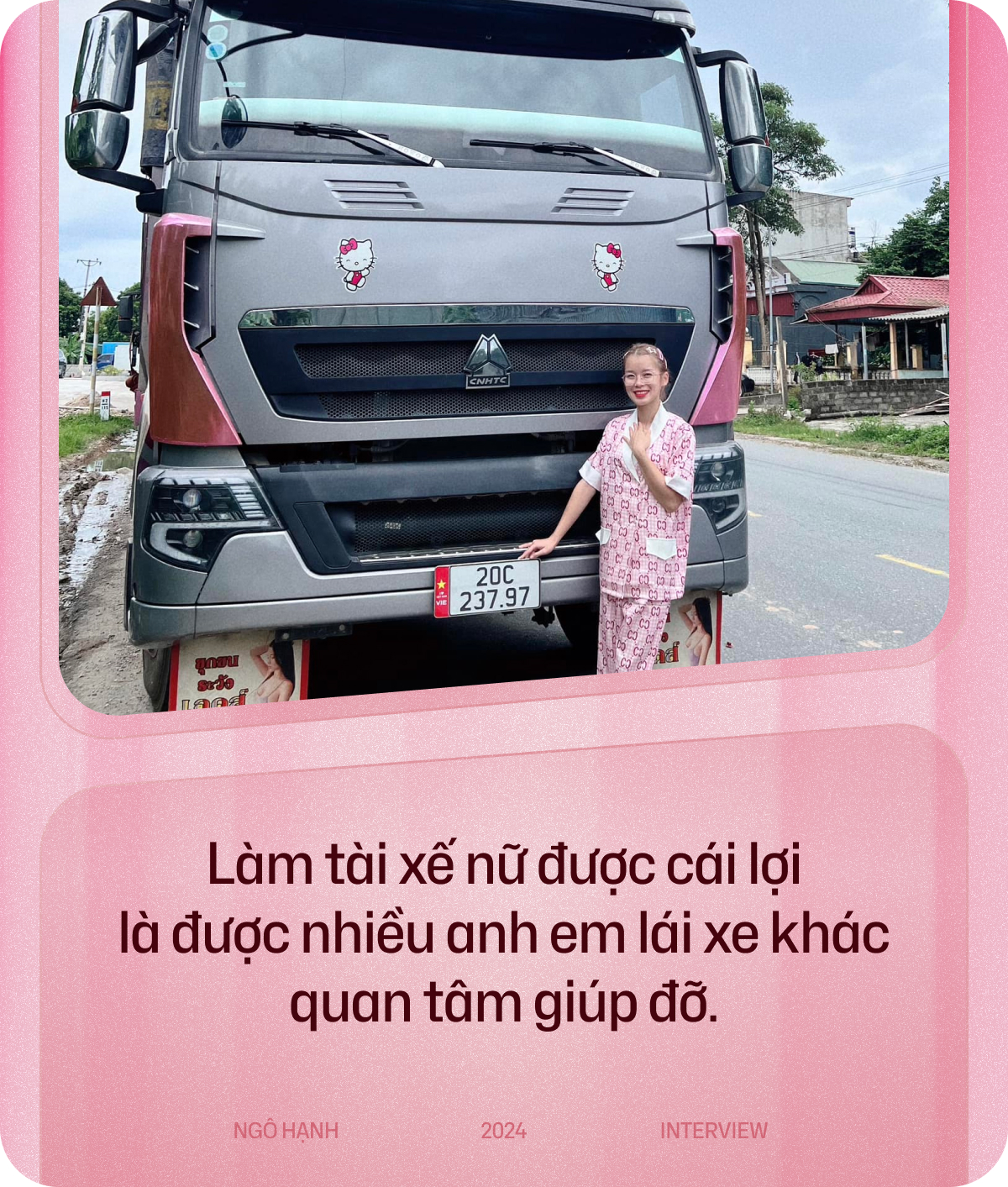 Nữ tài xế Gen Z Thái Nguyên nặng 38kg lái xe tải 30 tấn khắp miền Bắc: Thời gian mình ở trên xe còn nhiều hơn ở nhà- Ảnh 13.