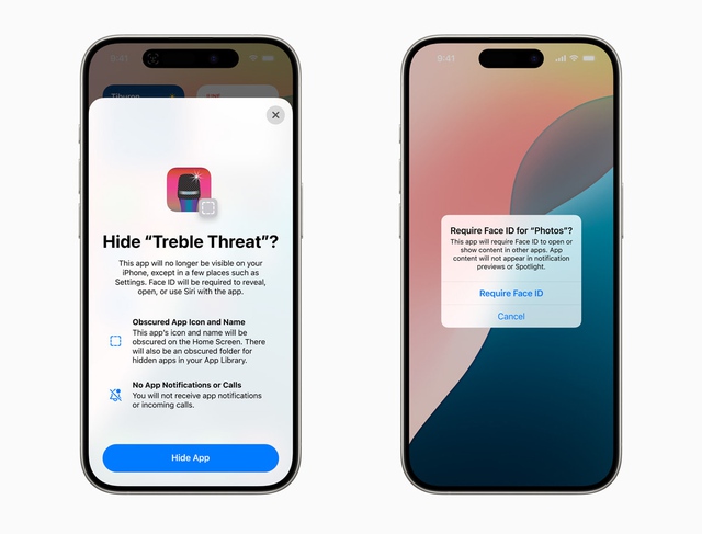 iOS 18 chính thức ra mắt: Tích hợp "AI" Apple Intelligence và ChatGPT, tùy biến giao diện như Android, Control Center mới, khóa ứng dụng bằng Face ID, nhắn tin qua vệ tinh...- Ảnh 11.