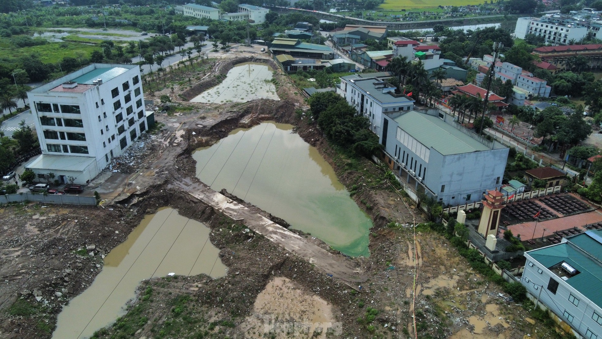 Sau bán đất sai quy hoạch, KĐT Thanh Hà lại múc đất, làm hồ trên khu quy hoạch cây xanh- Ảnh 6.