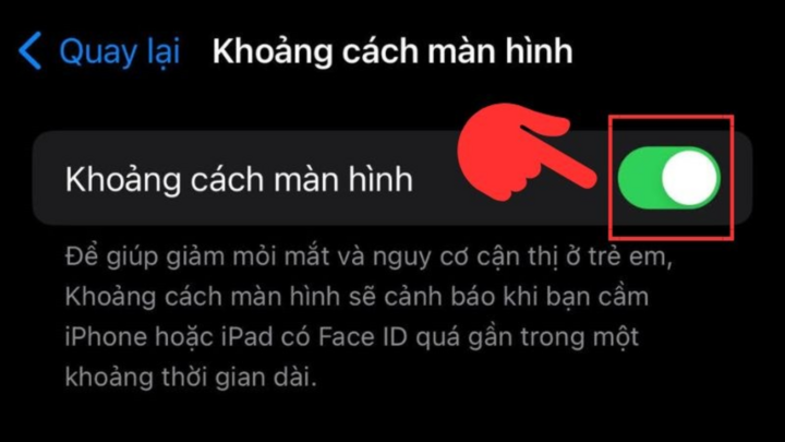 Cách khiến iPhone hiển thị cảnh báo khi nhìn quá gần- Ảnh 5.