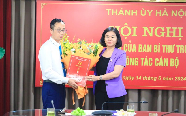Ban Bí thư chuẩn y nhân sự Phó Chủ nhiệm Ủy ban Kiểm tra Thành ủy Hà Nội- Ảnh 1.