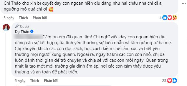 Người hâm mộ hỏi xin cách dạy con ngoan hiền, dịu dàng, bà xã Quyền Linh hé lộ bí quyết khiến ai cũng phải khen: Hay quá!- Ảnh 1.