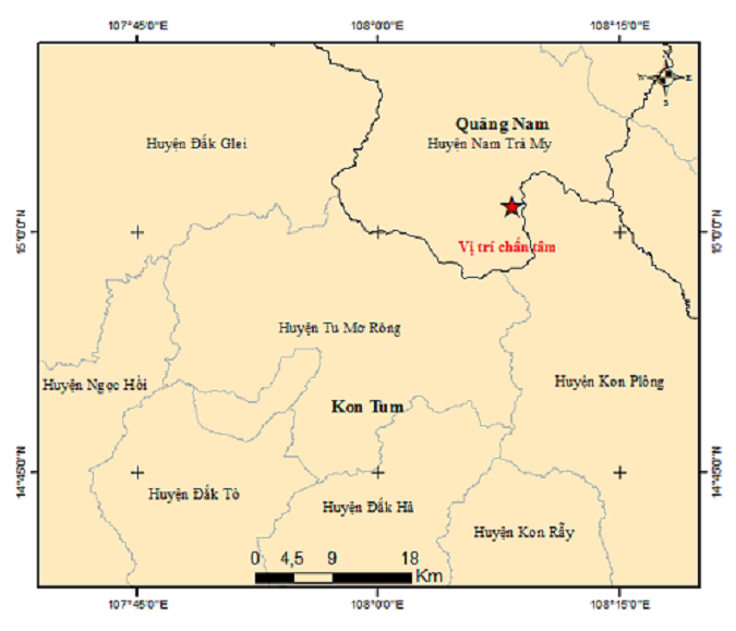 Huyện miền núi ở Quảng Nam xảy ra động đất 2.5 độ richter- Ảnh 1.