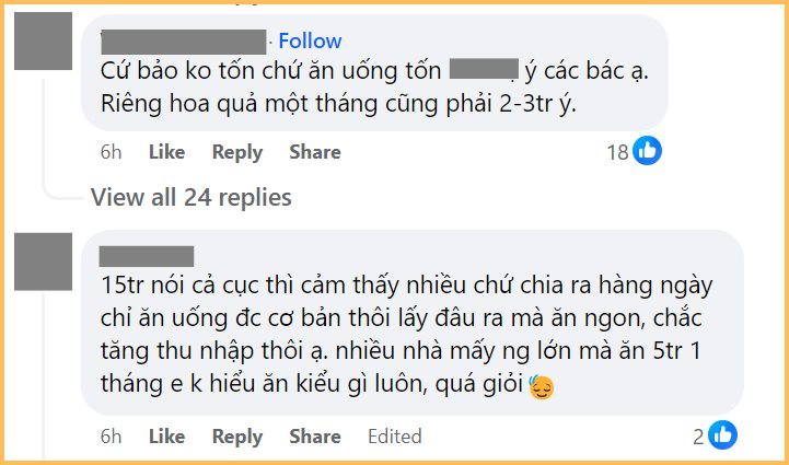 Không cao lương mỹ vị vẫn hết 15 triệu/tháng tiền ăn: Sống ở Hà Nội đắt đỏ đến vậy sao?- Ảnh 4.