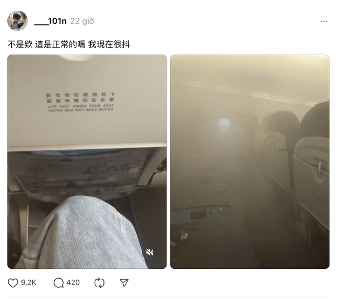 Khoang máy bay ngập khói mù khiến hành khách hoảng sợ, tiếp viên nhất quyết không cho sơ tán vì một lý do- Ảnh 1.